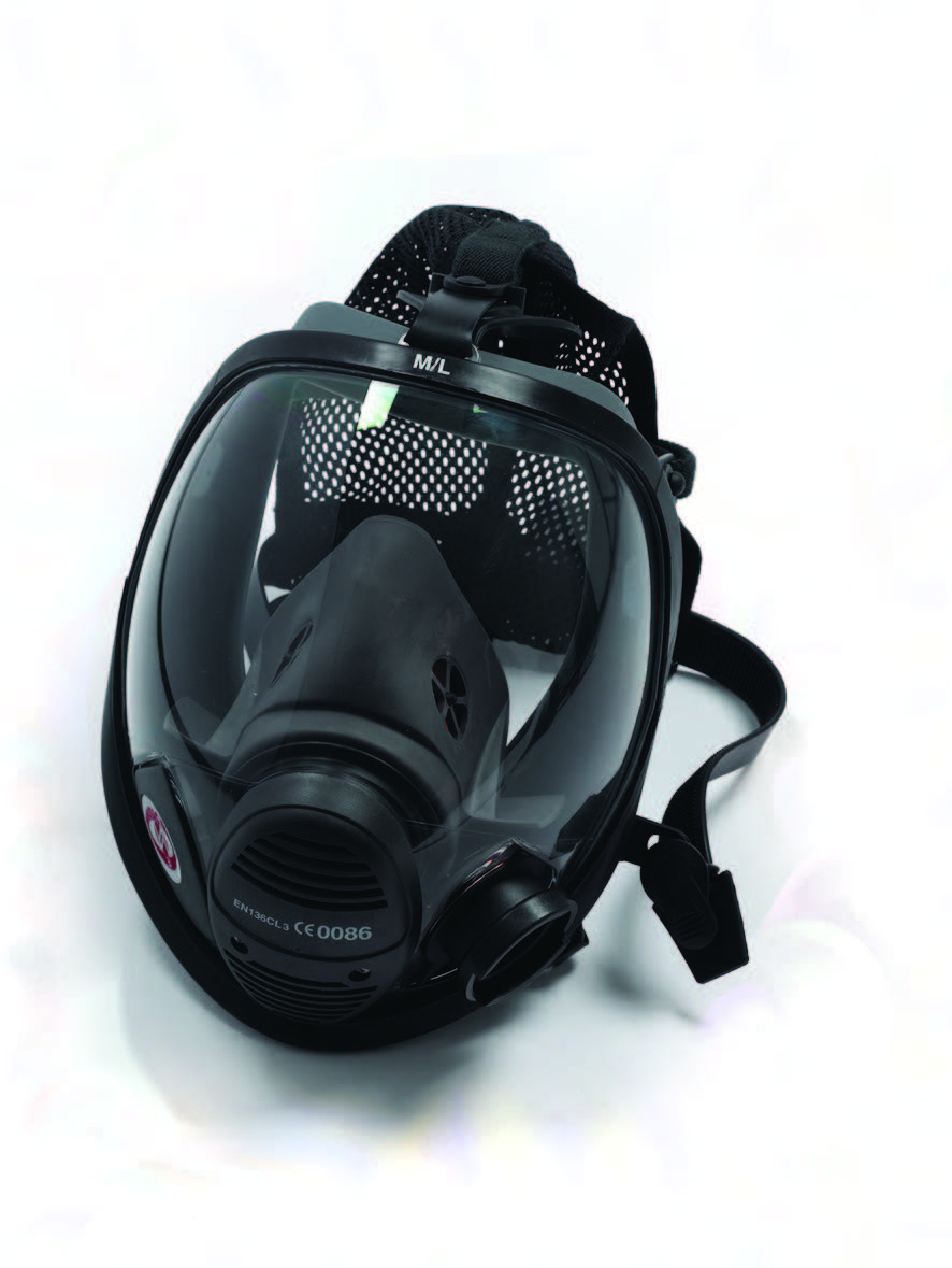POSITIVE PRESSURE FACEMASK FOR SCBA